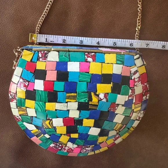 NEW Ramla colorful handmade purse - Picture 4 of 6